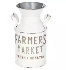 Rustic Farmhouse Metal Milk Jug