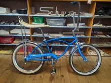 Original Sky Blue JD Sept '68 Schwinn Stingray Deluxe 2-Speed Kickback Bicycle