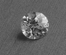 NATURAL LOOSE 0.74 CT OLD EURO CUT DIAMOND CHIPPED FOR RECUT 5.65 X 5.52 X 3.75