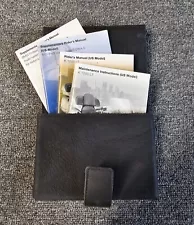 Original BMW K1200LT owner's manual set with leather case