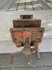 Vintage The Columbian Woodworking Vise—Cleveland Ohio—U.S.A.—Under The Bench