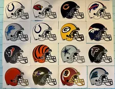 NFL Helmet Sticker Set All 32 Teams