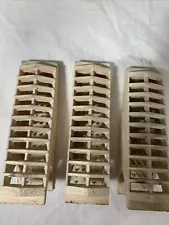 Set Of 3 Vintage DEARBORN Space Heater Gas Insert Bricks Grates X101928