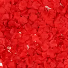 3500 PCS Dark Red Silk Rose Petals Artificial Flower Decoration for Wedding P...