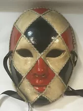 Vintage Mardi Gras Face Mask