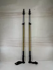 Black Diamond Trail Sport 2 Flicklock Trekking Poles Walking Hiking Sticks Gold