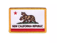 New California Republic Flag Fallout Patch for VELCRO® BRAND Hook Fasteners