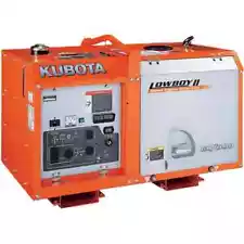 Kubota GL7000 - 7000 Watt Lowboy II Series Industrial Diesel Generator (CARB)