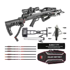 Killer Instinct Fatal X Crossbow with Dead Silent Crank Bundle