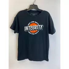 Beverly Kills Shirt Mens Medium Black Integrity Not For Sale Pullover Casual