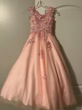 2Cute Girls Formal Pageant Wedding Dance Ball Gown Size 6