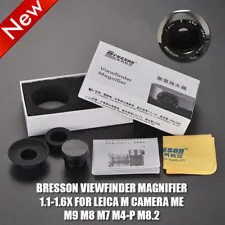 For Leica M Camera ME M9 M8 M7 M4-P M8.2BRESSON Viewfinder Magnifier 1.1x-1.6x