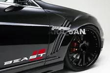 BEAST Decal Sticker sport car racing stripe auto emblem logo motorsport 2PC PAIR (For: More than one vehicle)