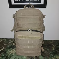 USMC FILBE ASSAULT PACK Coyote Brown WITH PLASTIC STIFFENER- REPAIRED