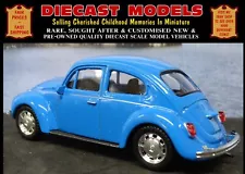 1973 VW SUPER BEETLE 1302S; NEW 1:43 SCALE WELLY DIECAST COLLECTORS MODEL CAR