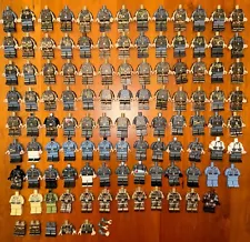 TheMinifigCo TMC / Brickamnia WW2 - 104 Minfigs & Accessories lot