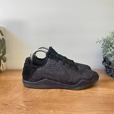 Nike kobe 11 Elite Low Black Space Sneakers 822945-001 Youth GS Size 6.5Y / 8 W