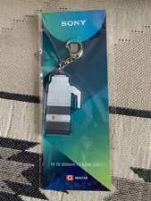 Sony Camera G MASTER Lens Key chain, not for sale, from Japan