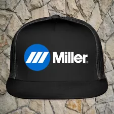 Miller Welding Equipment Black Trucker Hat Cap Adult Size