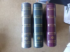 3 x Lighthouse Cased albums - excellent condition - one unopened - rf533