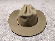 New ListingSheplers Stetson Cowboy Hat Mens 7 Vintage Western Fedora