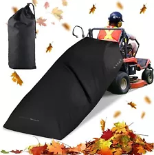 54 Cu Lawn Tractor Leaf Bag Ride-in Lawn Mower Catcher Riding Grass Sweeper Bag