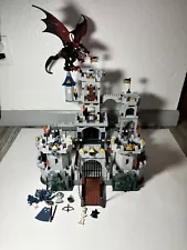 Lego 7094 Kings Castle Siege 90% Complete With Dragon And No Minifigures