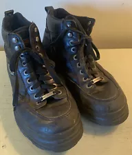 Harley Davidson Steel Toe Mens Mid Boots Black Size 11