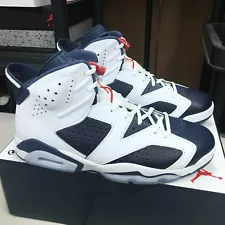 Size 10.5 - Air Jordan 6 Retro 2024 Olympic CT8529-164