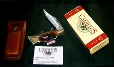 Camillus #11 Lockback Knife & Sheath W/Eagle SFO Advertising W/Packaging,Papers