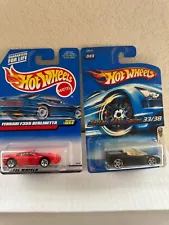 Hot Wheels Lot 2x Ferrari F355 Berlinetta / Ferrari F430 Spider P19