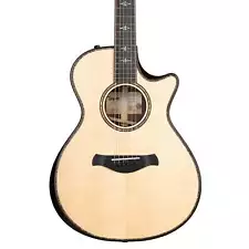 Taylor 912CE Builders Edition Grand Concert Acoustic Electric Guitar, Natural