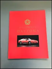 1992 Dodge Chrysler Daytona 20-page Car Sales Brochure Catalog - ES R/T IROC