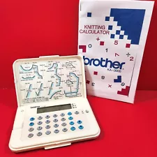 Brother KA-3000 Knitting Calculator For Knitting Machine + Instructions WORKS!