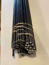 Easton X7 2212 Eclipse 1/2 dozen Black Raw Arrow Shafts