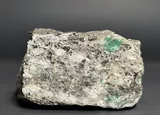 Green Emeralds in Matrix - 5.5 cm - Crabtree Mine, Mitchell Co., North Carolina