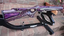 Remington 597 TUNDRA PURPLE CAMO Stock for Factory BULL .825 barrel FREESHIP 577