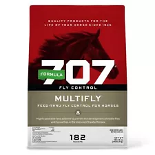 Formula 707 MultiFly Feed-Thru Fly Control Pellets for Horses - Palatable & Safe