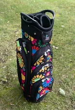 Birdie Babe Woodstock Womens 14-way Ladies Cart Golf Bag Used