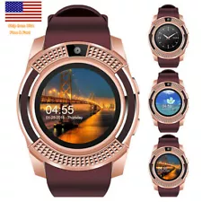 Smart Watch Bluetooth Wristwatch with Camera SIM Card Slot for Men Women Boys