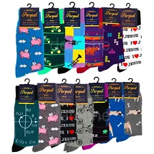 Fashion Novelty Funny Unisex Socks Size 10-13 Men Shoe 6-12.5 Women Shoe 10-13