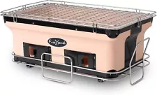 Fire Sense 60450 Yakatori Internal Grates Charcoal Chrome Cooking Grill Japanese