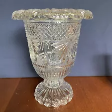 LARGE 12” Tall 24% Lead Crystal ROYAL GALLERY MADE IN SLOVAKIA Glass Vase NEW