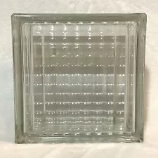 Owens Illinois Architectural Glass Blocks Reclaimed 7 3/4 x 7 3/4 x 3 3/4 c.1940