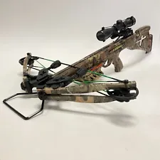 PSE Archery Fang Crossbow with Truglo Scope Camouflage