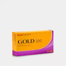 Kodak Gold 200 Color 120 Film - 5 Pack