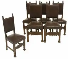 Antique Chairs, Side, Italian Renaissance Revival, Set of Four, early 1900s!!