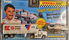 Tyco 9091 KMart Mansell Haas Twin Pack Team Truck and Indy HO Slot Car NEW