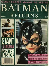 Batman Returns Number 2 Giant Poster Magazine Series ( Catwoman ) UK 1992 Unused