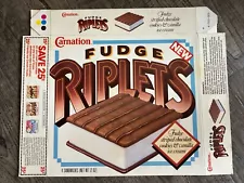 Carnation Fudge Riplets Box